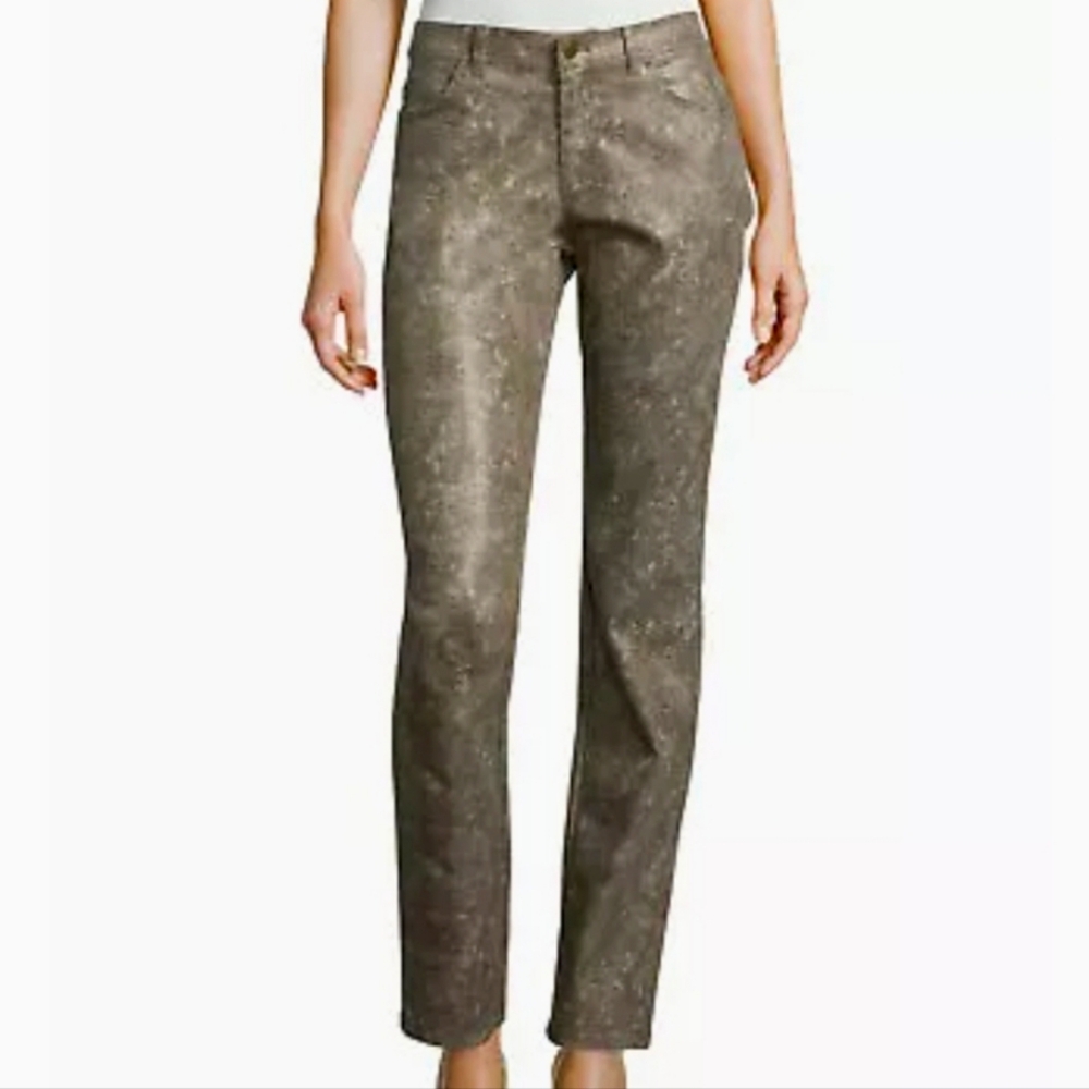 Lafayette 148 silver jeans size 12 EUC